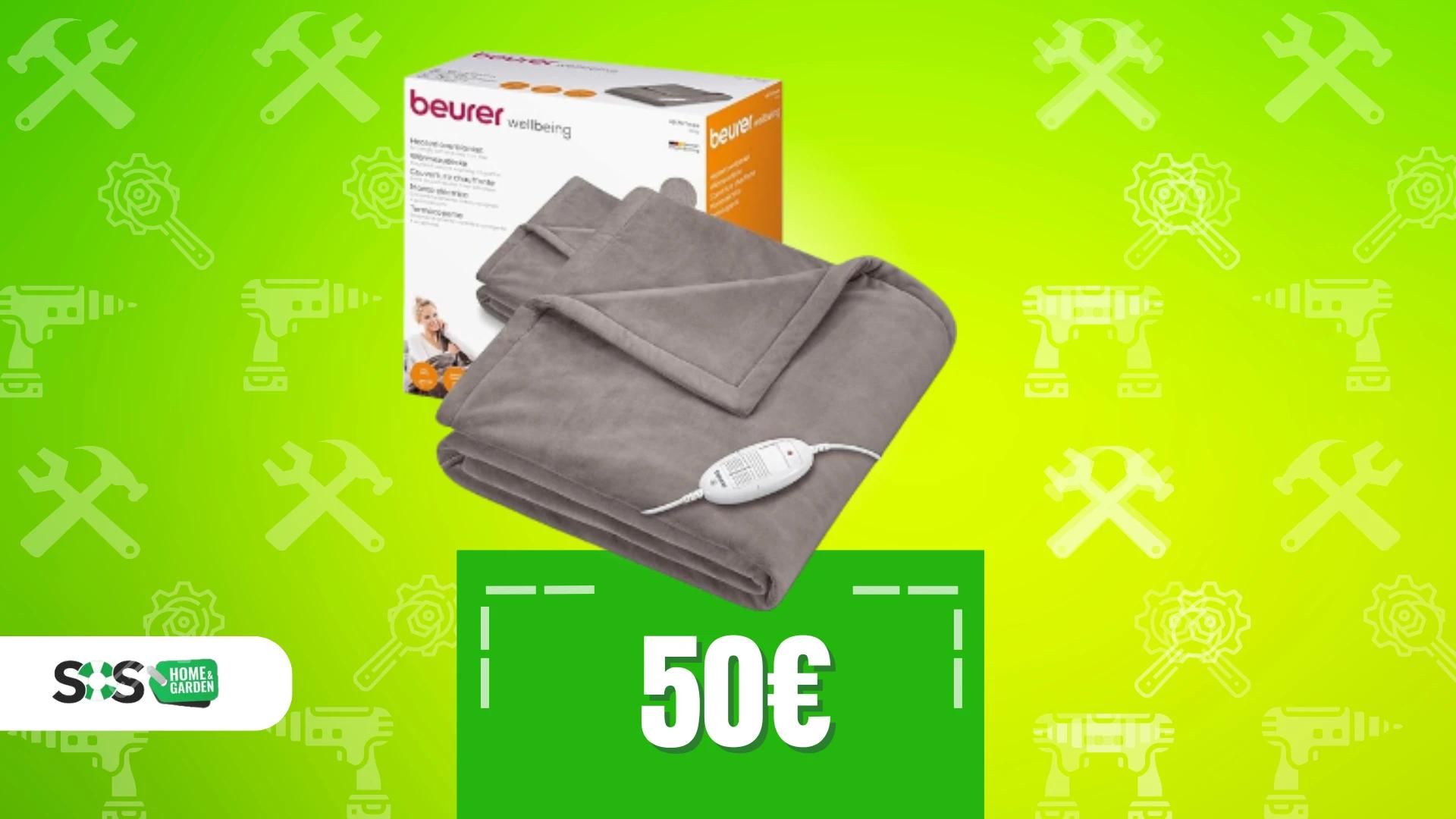 Immagine di Coperta elettrica Beurer a 50€: il freddo non ha scampo!