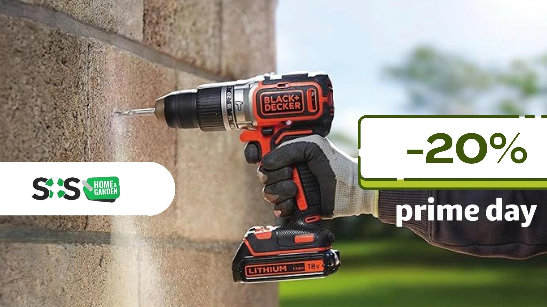 Immagine di Trapano avvitatore Black+Decker a 99€ con sconto del 20%!