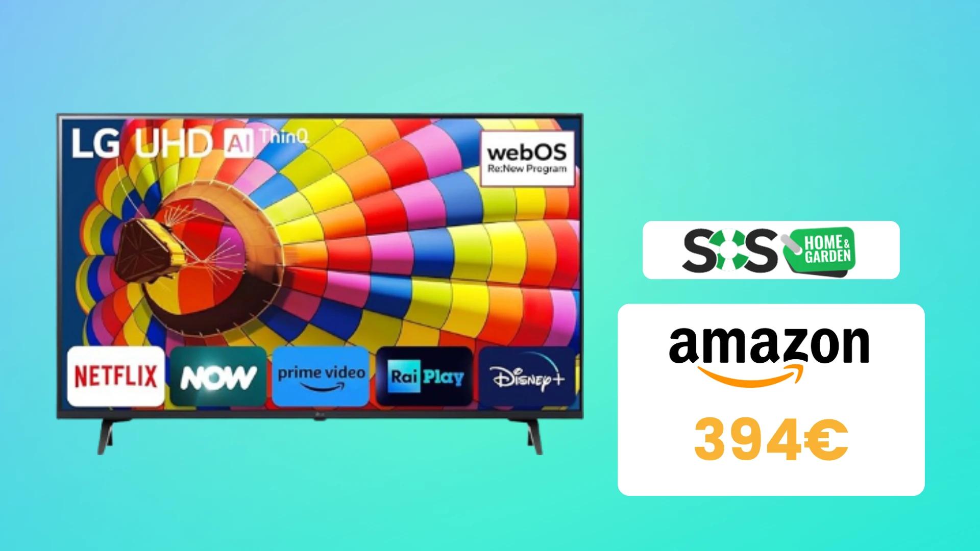 Immagine di PREZZO al MINIMO STORICO per questa smart TV LG UHD 43''!