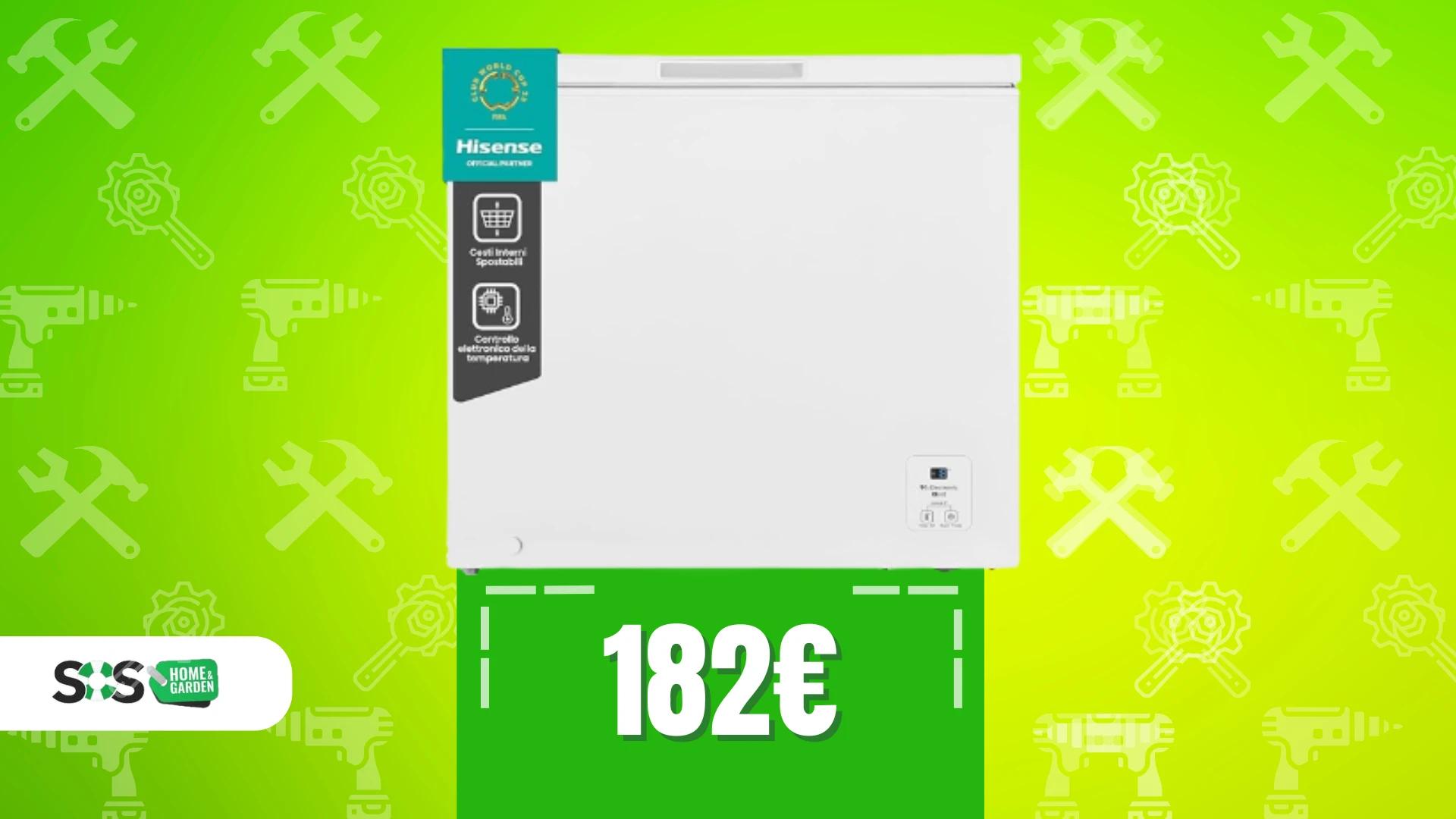 Immagine di Congelatore Hisense a soli 182€ con SCONTO e COUPON!