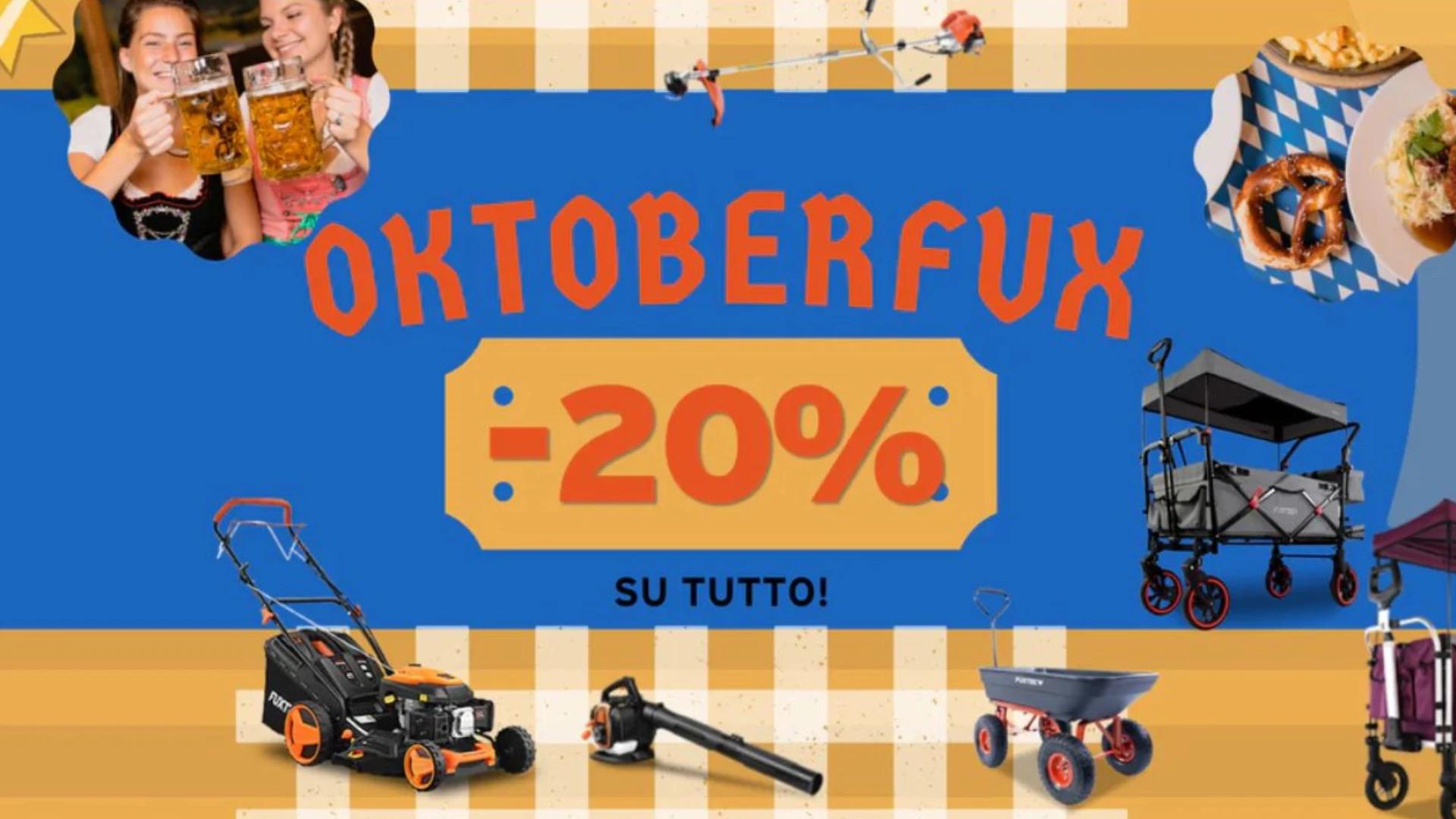 Immagine di Arriva l'OKTBERFUX! Sconto del 20% su tutto con questo codice!