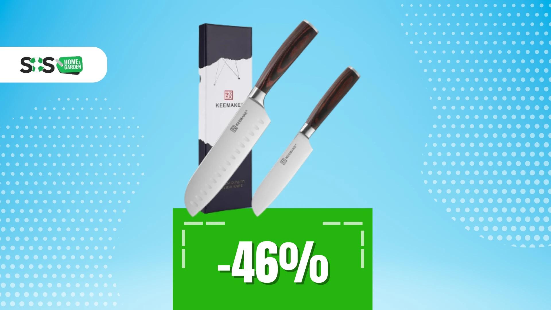 Immagine di Piatti da chef professionista con questo set di coltelli!