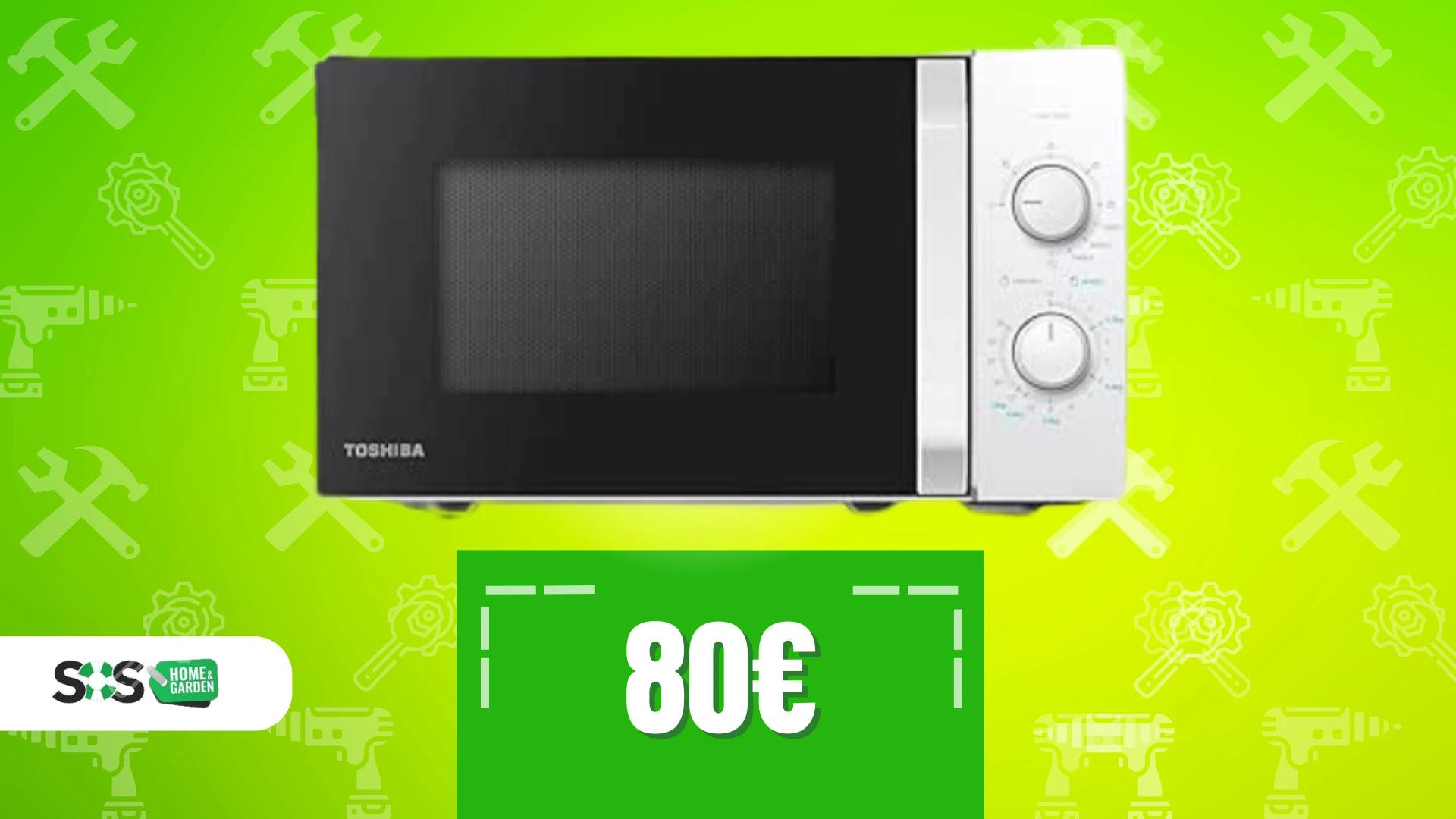 Immagine di Microonde Toshiba con grill e 5 livelli di potenza a 80€!