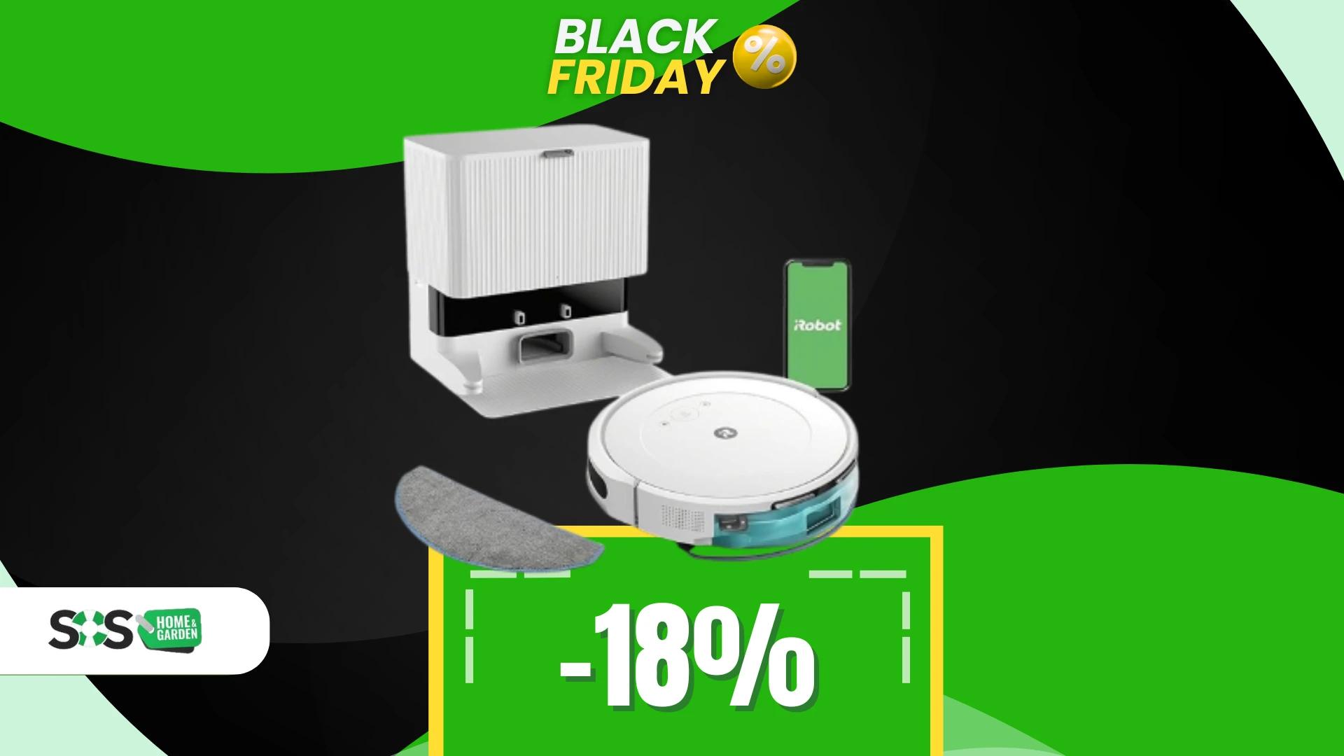 Immagine di Roomba Combo 2 a 300€: lui lavora e voi guardate Netflix!