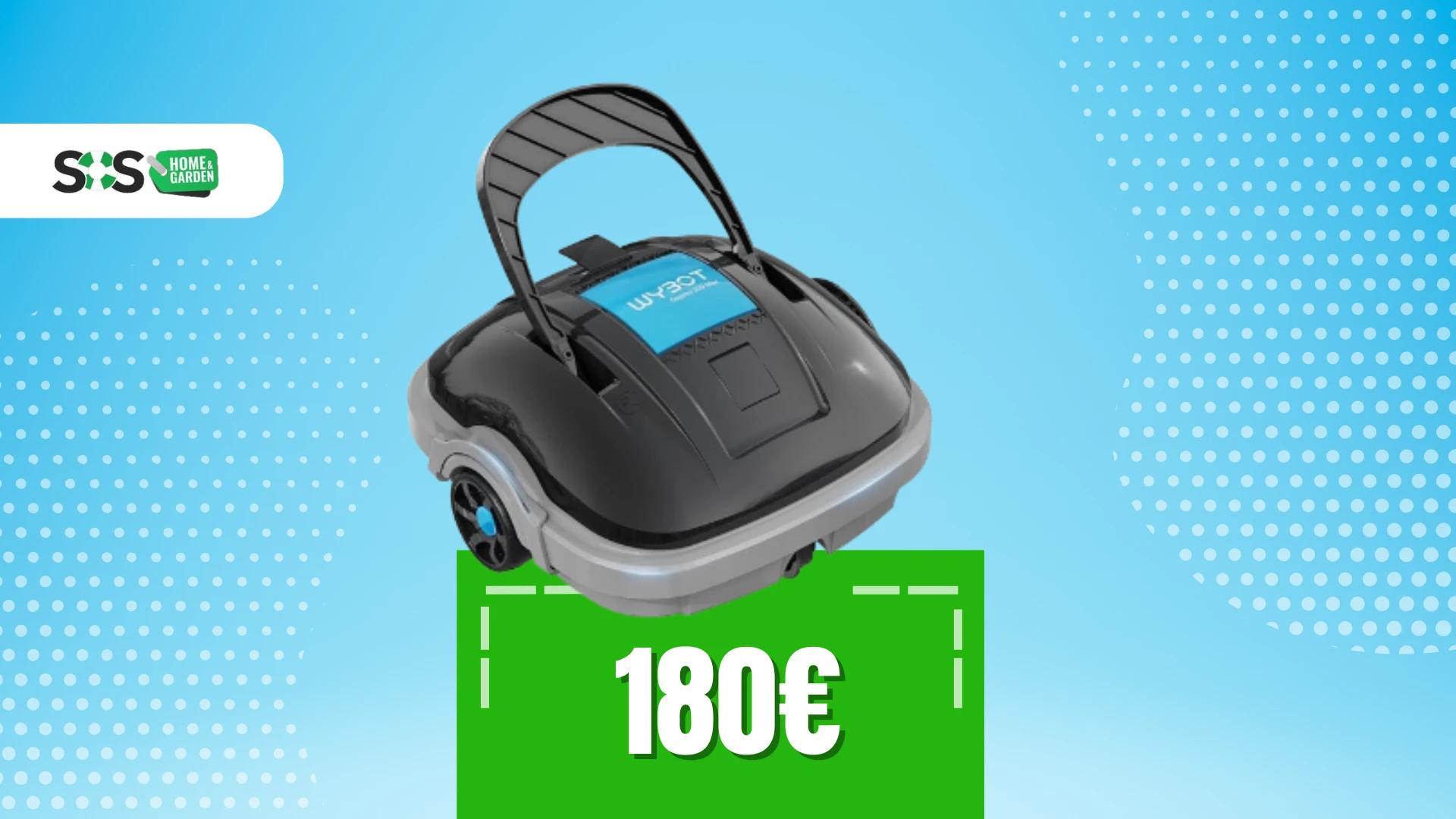 Immagine di Piscina sempre pulita senza fatica con questo robot a 180€!