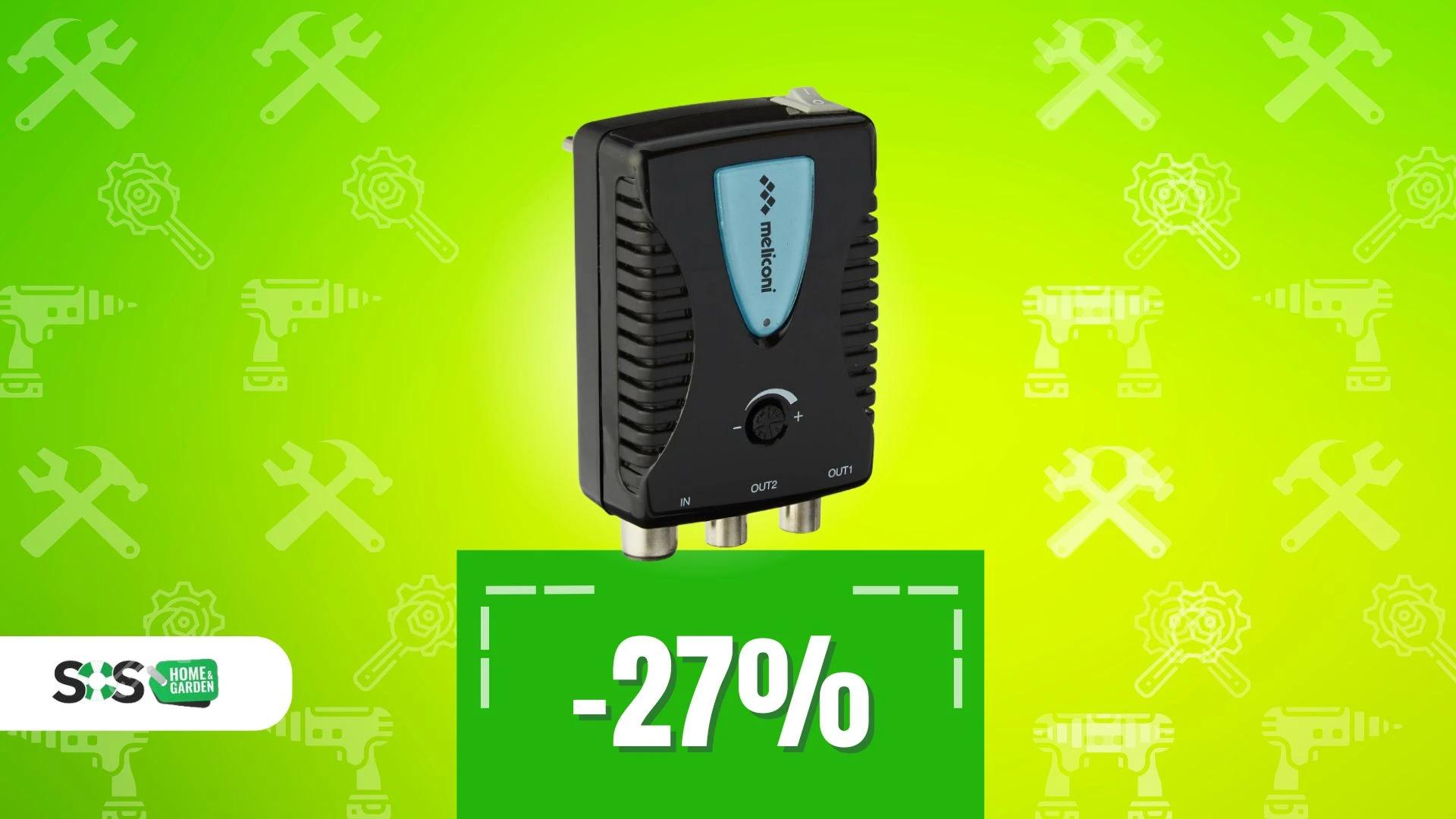 Immagine di Amplifica il segnale TV fino a 10 volte per soli 22€