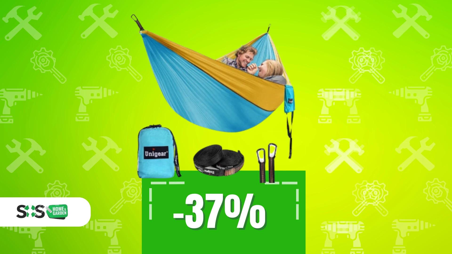 Immagine di Libera il relax: amaca pieghevole e resistente a soli 22€!