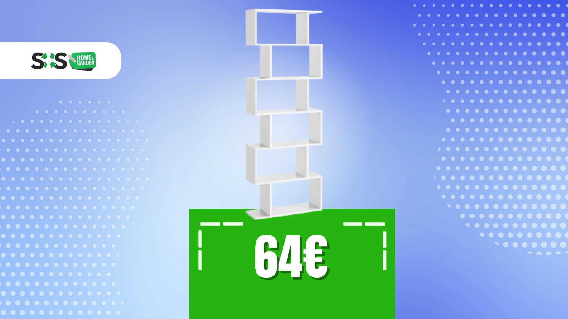 Immagine di Scaffale a 6 ripiani per organizzare tutto con stile!