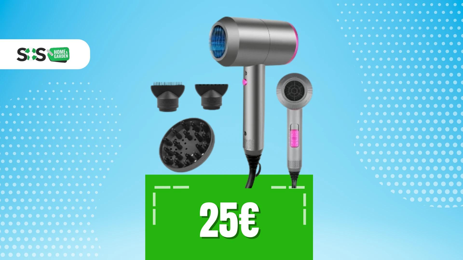 Immagine di Asciugacapelli professionale in offerta con DOPPIO SCONTO!