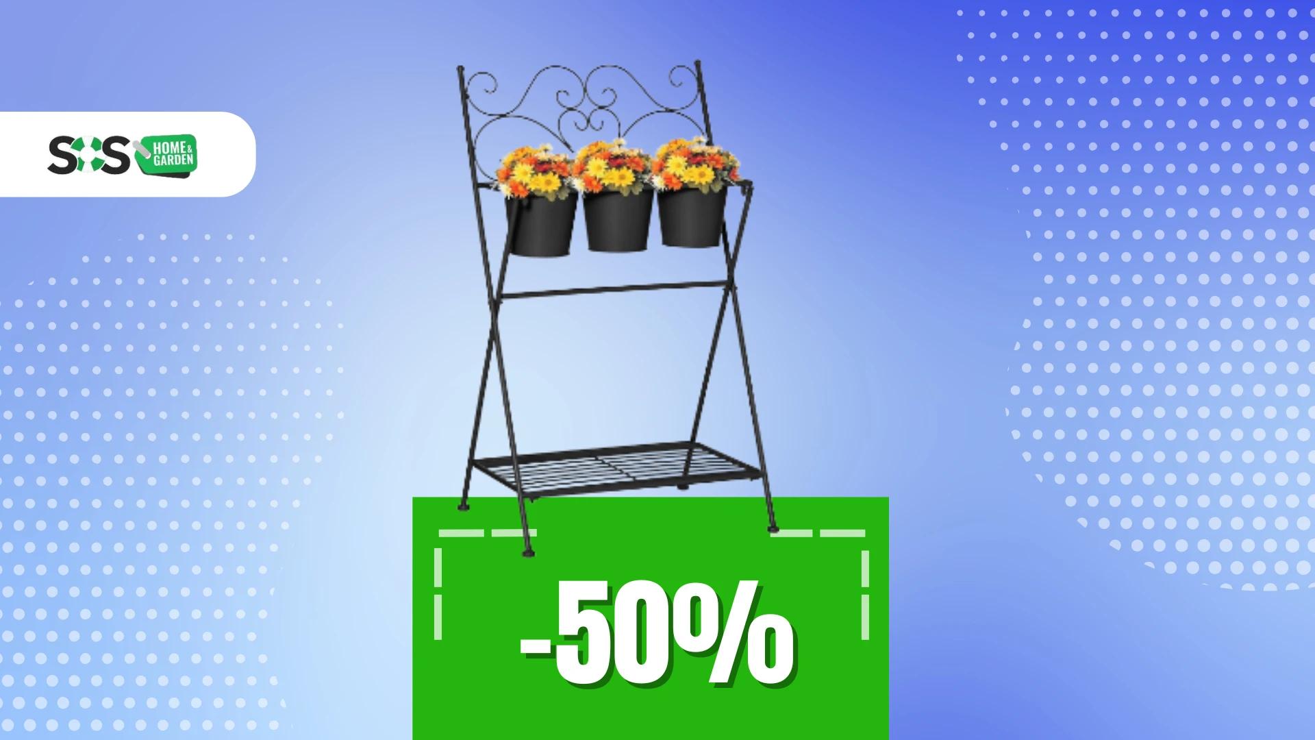 Immagine di Dai risalto alle tue piante con questo scaffale a soli 30€!