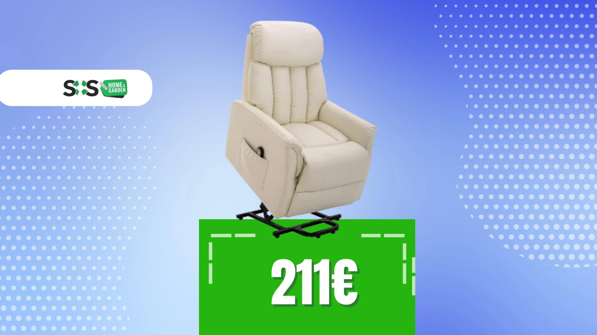 Immagine di Migliora il comfort con questa poltrona HomCom reclinabile!