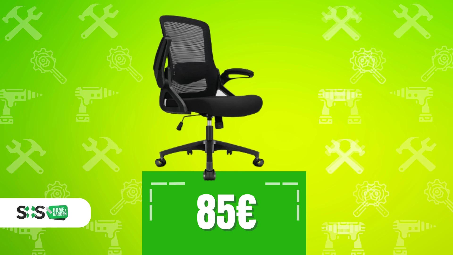 Immagine di La sedia da ufficio che pensa alla tua schiena a soli 85€!