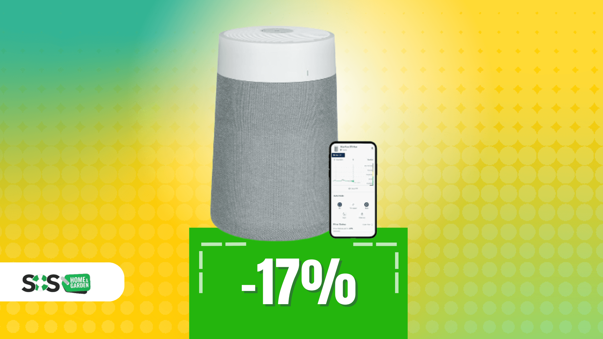 Immagine di Purificatore d'aria a soli 99€ per ambienti fino a 86 m²!