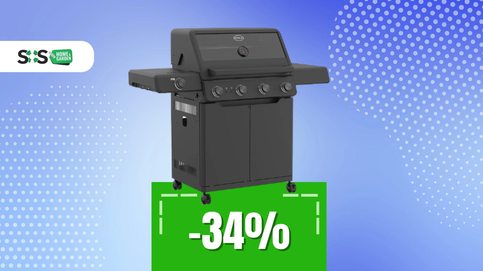 Immagine di Grigliate perfette con questo barbecue a gas in offerta!