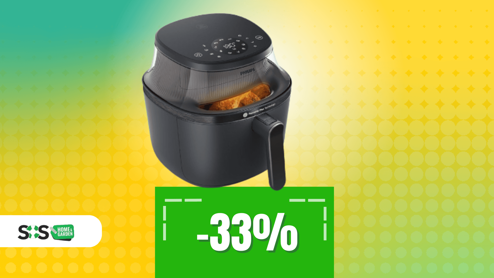 Immagine di Frittura super leggera con Philips Airfryer a soli 100€!