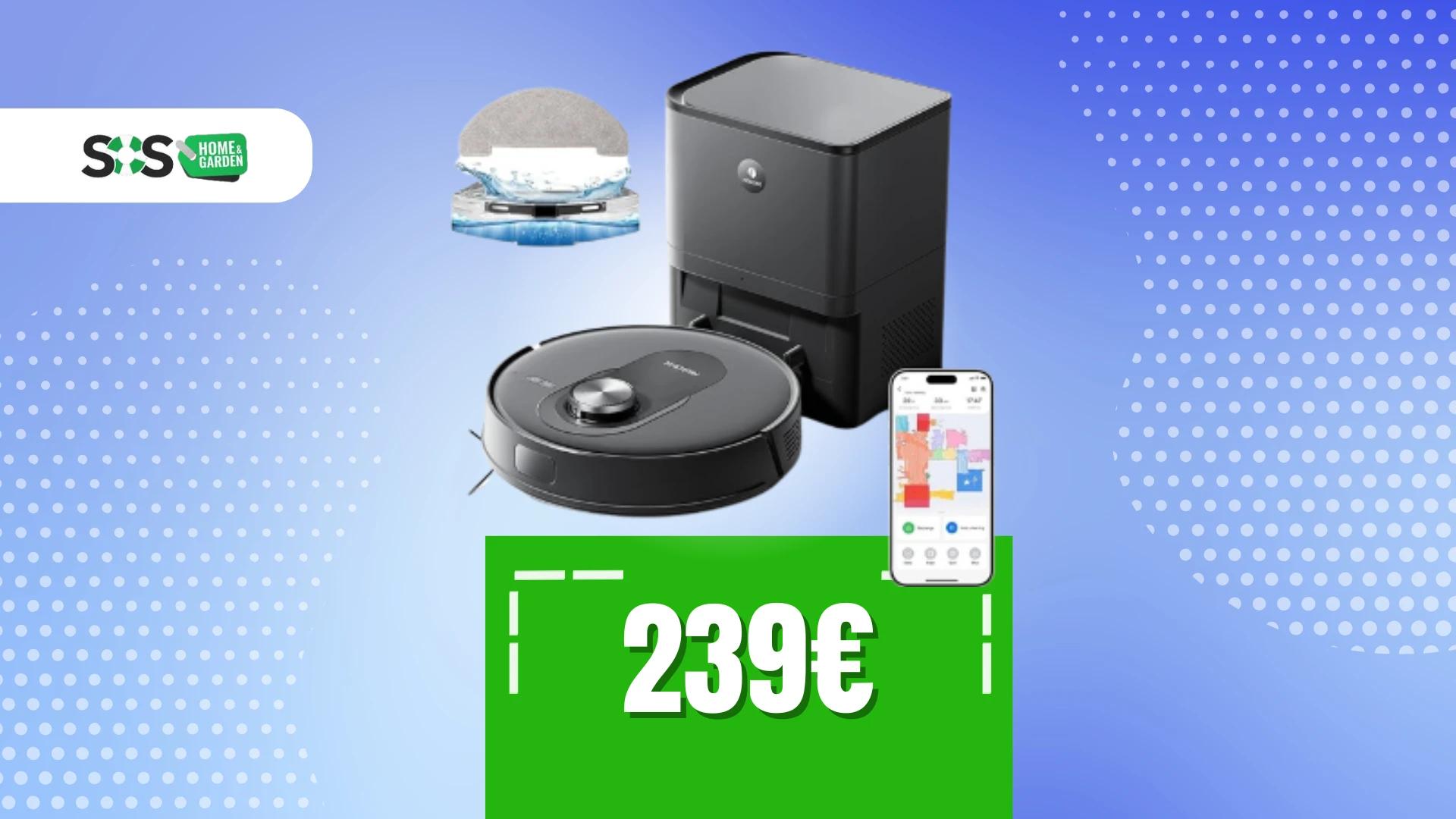 Immagine di Proscenic Q8 Max a 239€: lo sporco ha trovato il suo nemico!