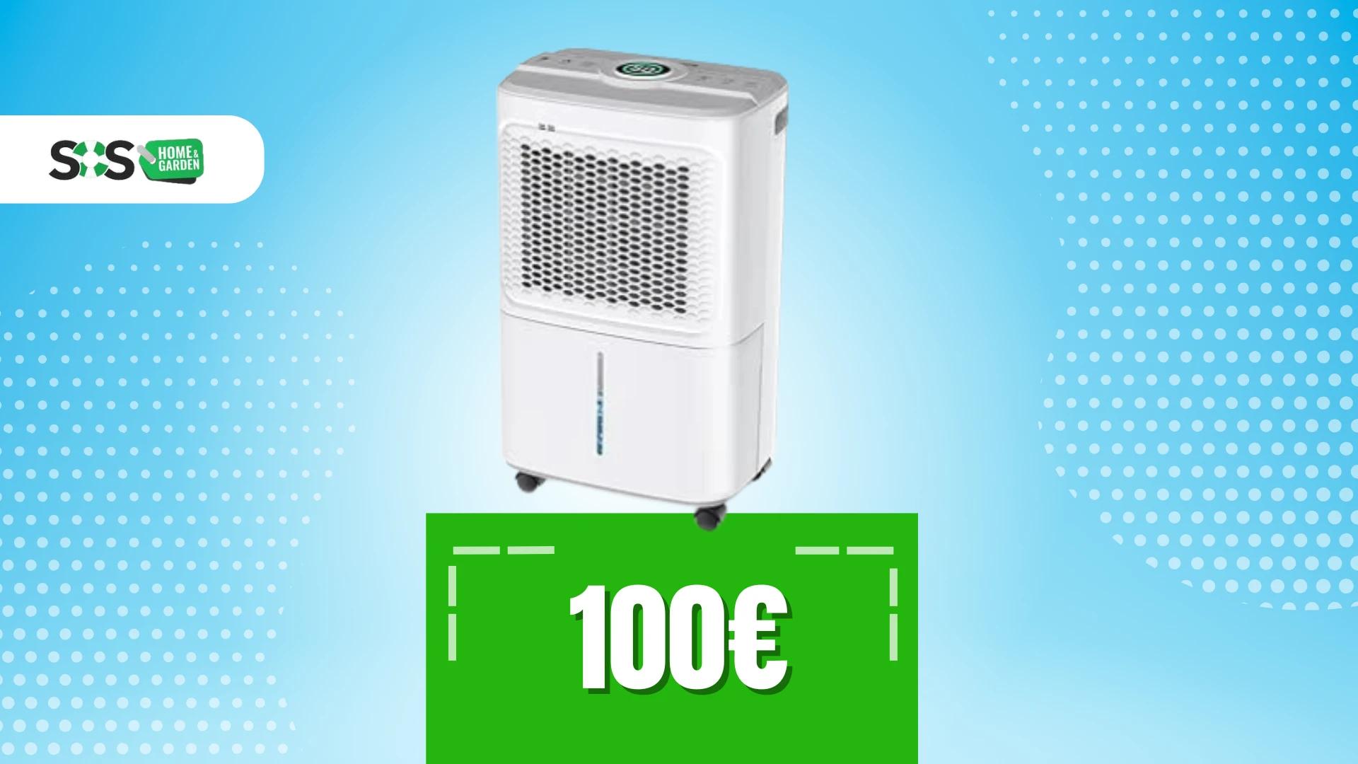 Immagine di Deumidificatore a 100€: efficienza per ambienti fino a 20 m²
