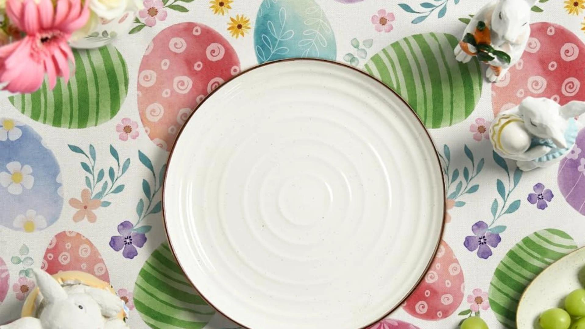 Immagine di Stupende tovaglie di Pasqua per festeggiare in compagnia!