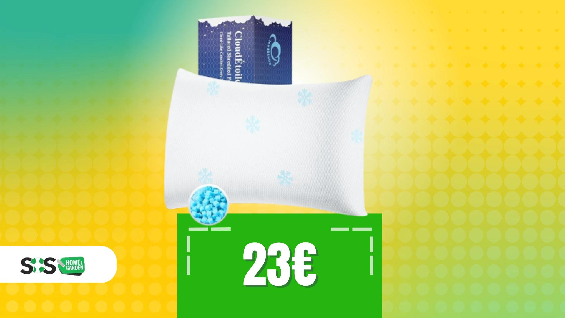 Immagine di Un cuscino in memory foam per un sonno favoloso a 23€!