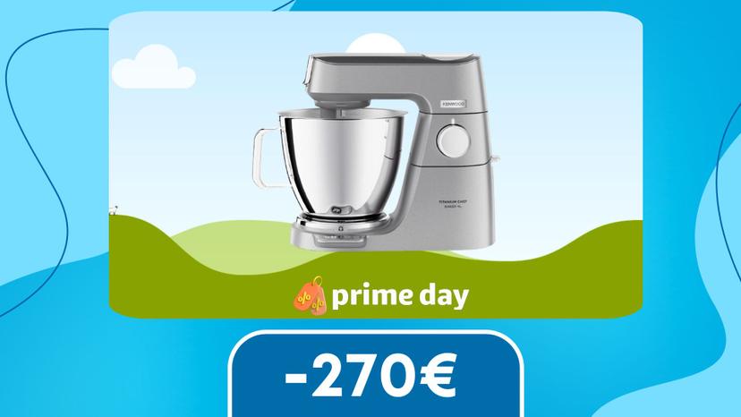 Immagine di Chef like a PRO con questa planetaria Kenwood super scontata (-32%)