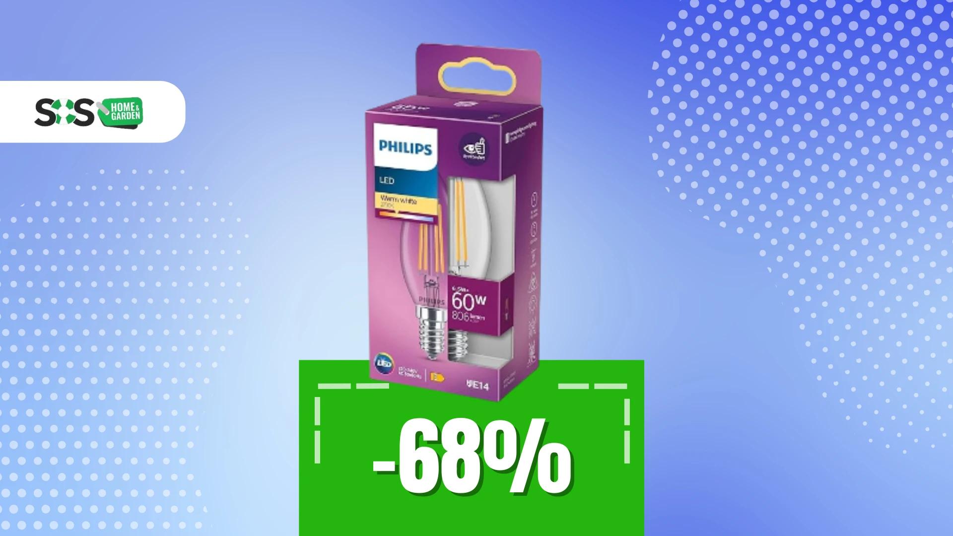 Immagine di Atmosfera perfetta con questa lampadina Philips LED a 3€!
