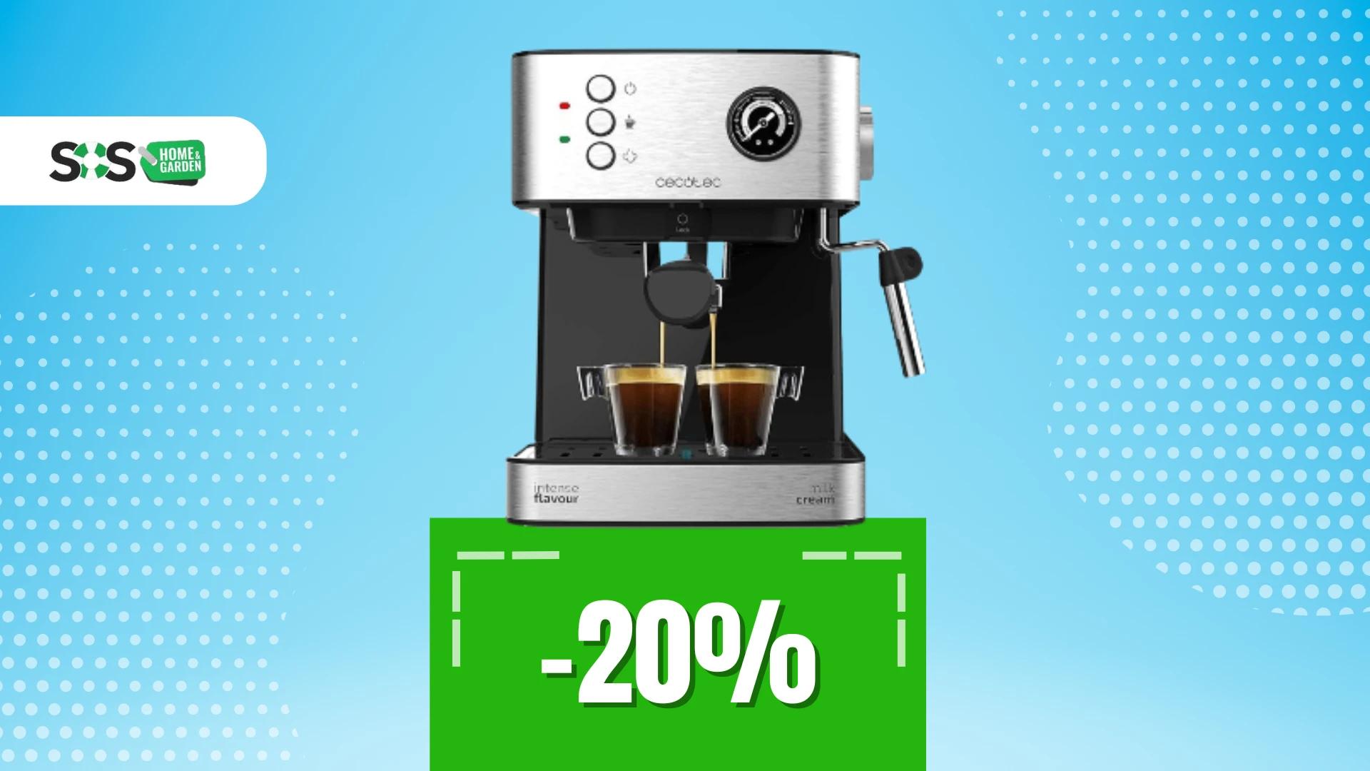 Immagine di Cecotec Power Espresso 20: per un caffè come al bar a 75€!