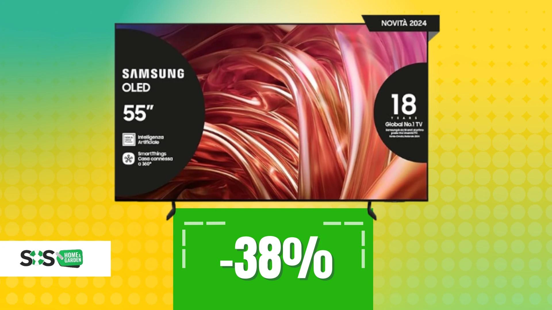Immagine di Smart TV Samsung con tecnologia e design all'avanguardia!