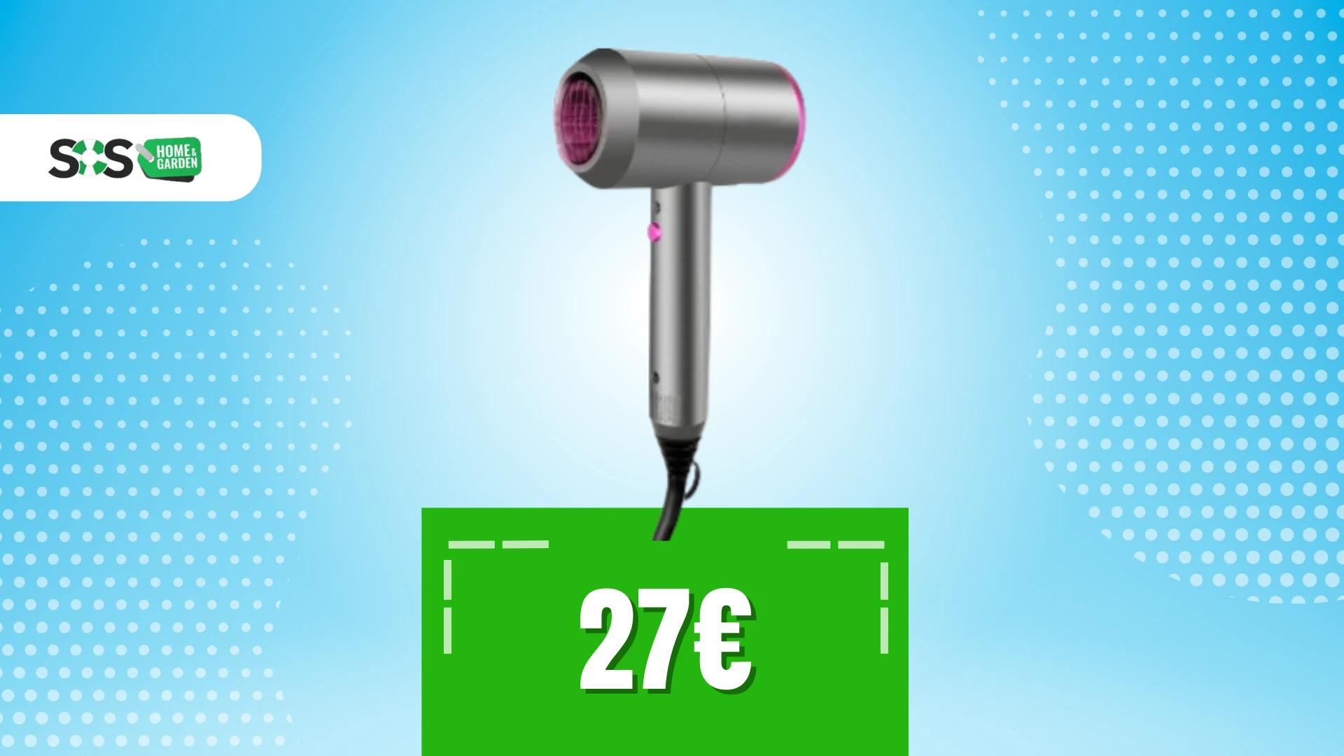 Immagine di Incredibile DOPPIO SCONTO su questo phon professionale!