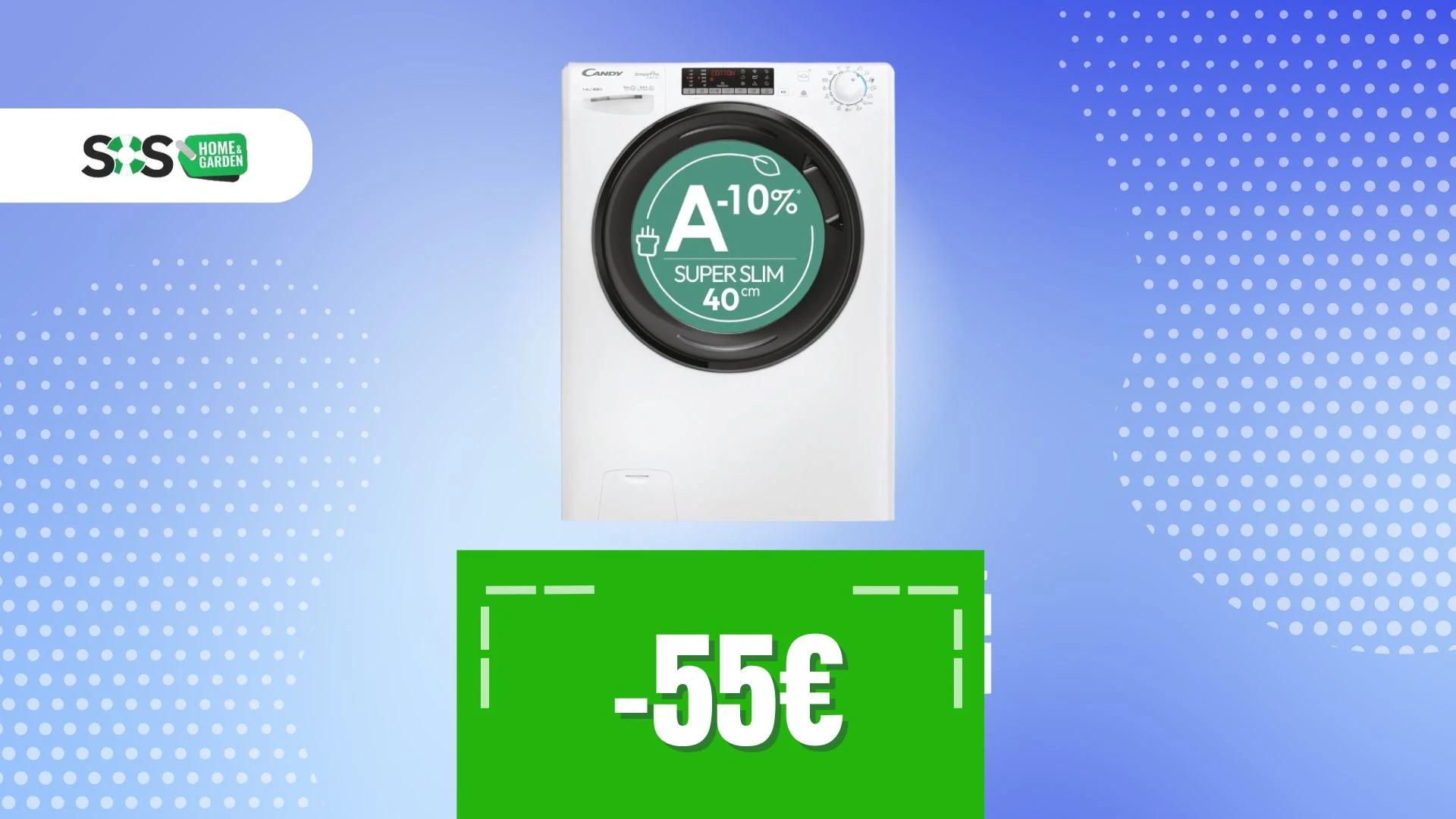 Immagine di Riduci lo spazio, non la convenienza! Questa lavasciuga Candy è scontata