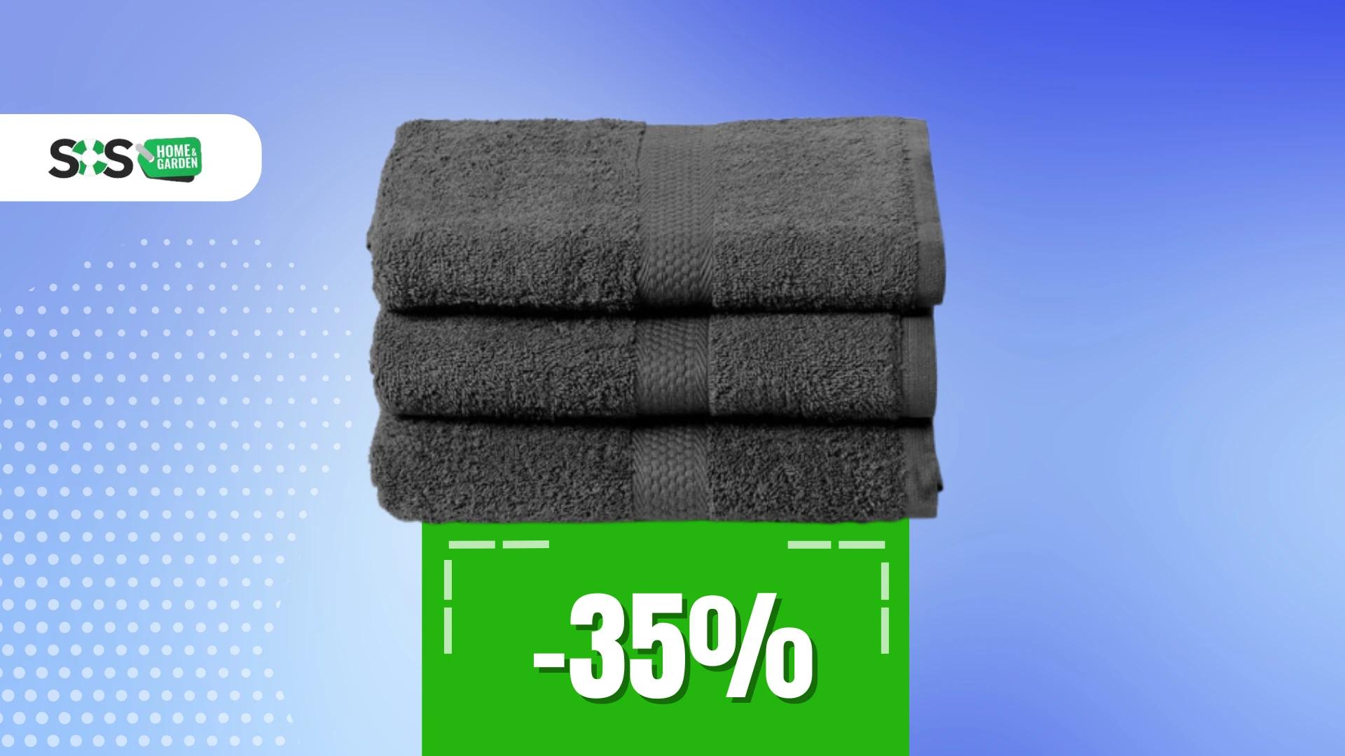 Immagine di Caleffi coccola la tua pelle: 3 asciugamani a soli 15€!
