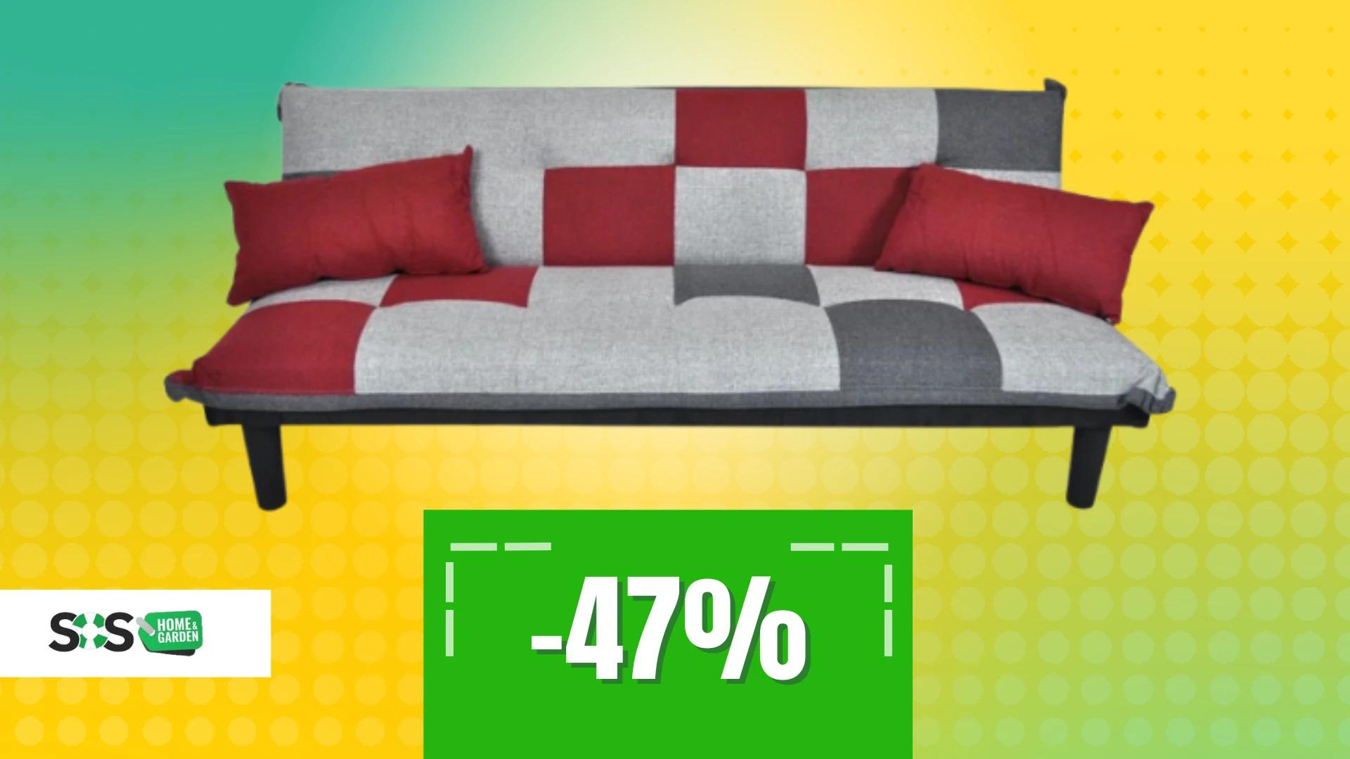 Immagine di Oggi questo STUPENDO divano letto vi costa POCHISSIMO!
