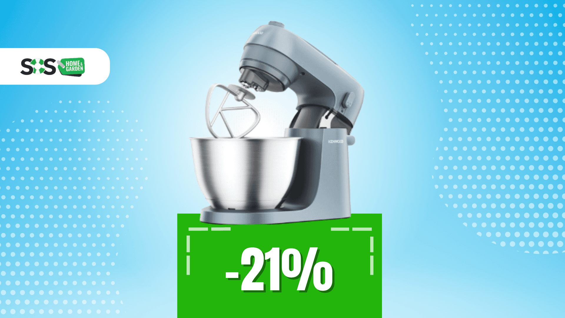 Immagine di Planetaria Kenwood a 236€: perfetta per le piccole cucine!