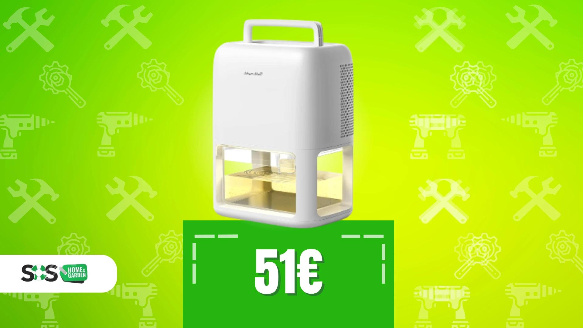 Immagine di Deumidificatore Omisoon: efficienza e salute a 51€!