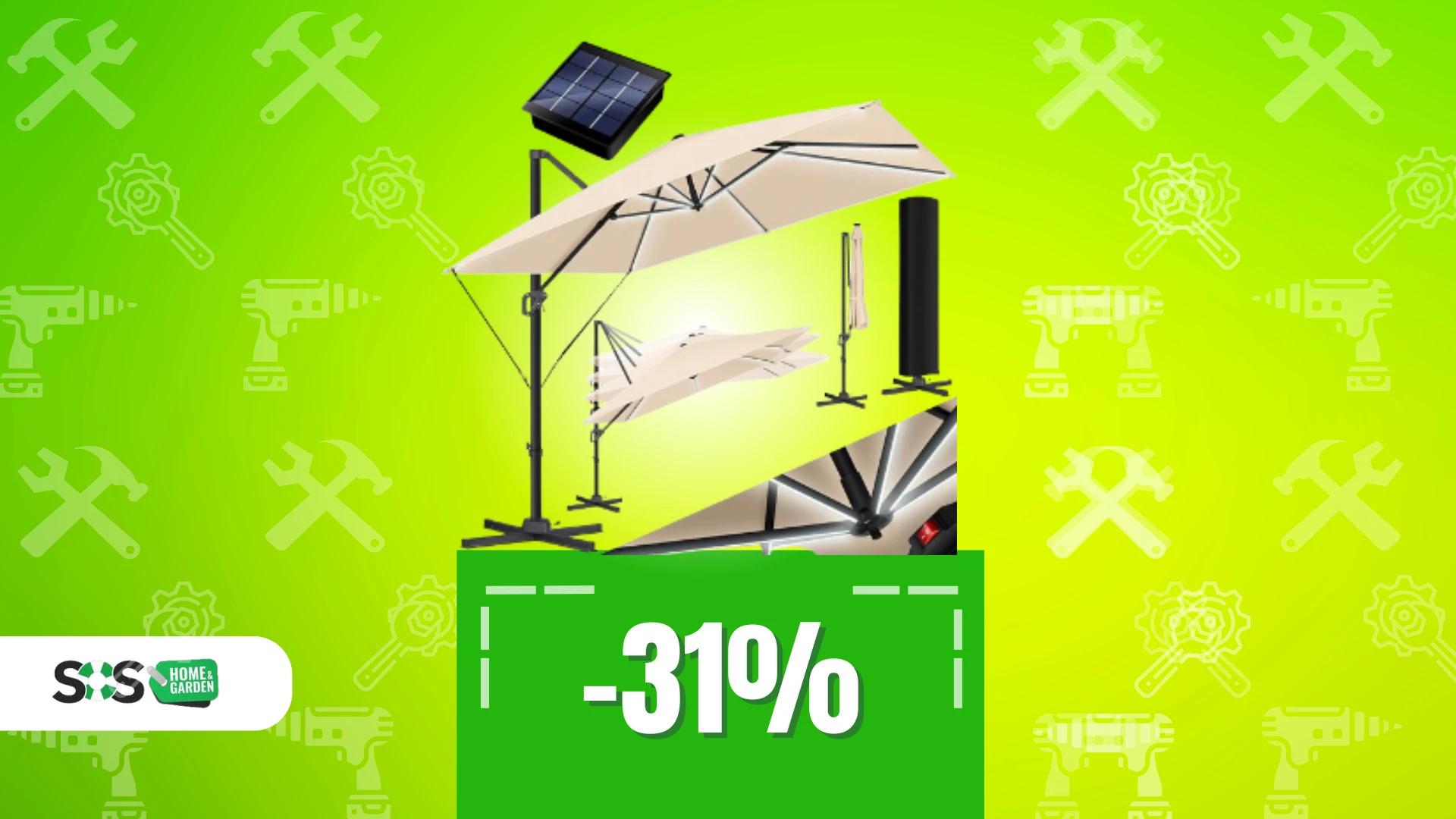 Immagine di Ombrellone Kesser: eleganza, praticità e protezione a 178€!