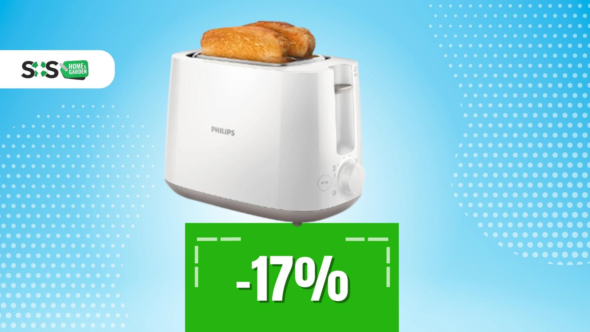 Immagine di VENDUTISSIMO su Amazon: tostapane Philips a soli 25€!