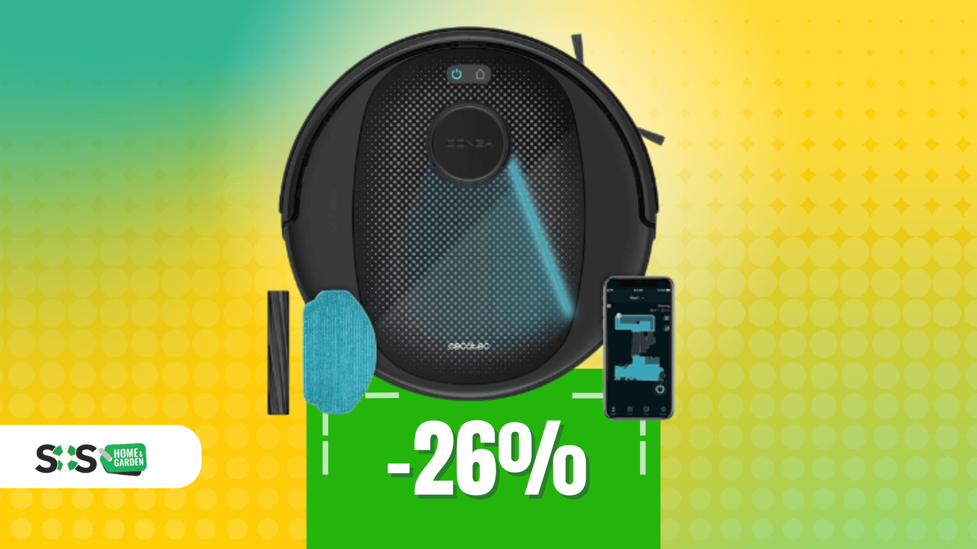 Immagine di Casa pulita, prezzo mini: robot aspirapolvere Cecotec a 139€