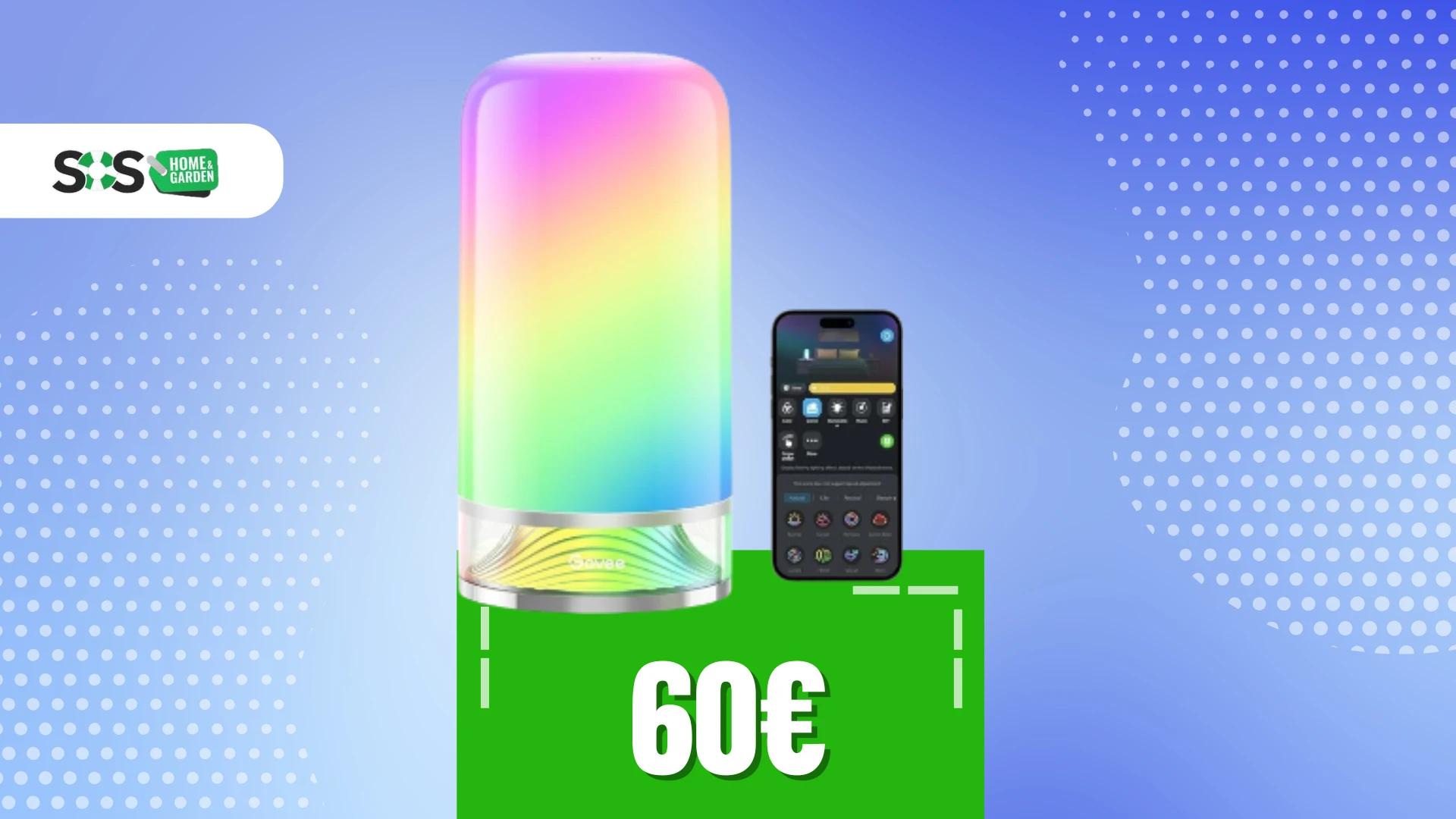 Immagine di Dal bianco all’arcobaleno: questa lampada è stupenda!
