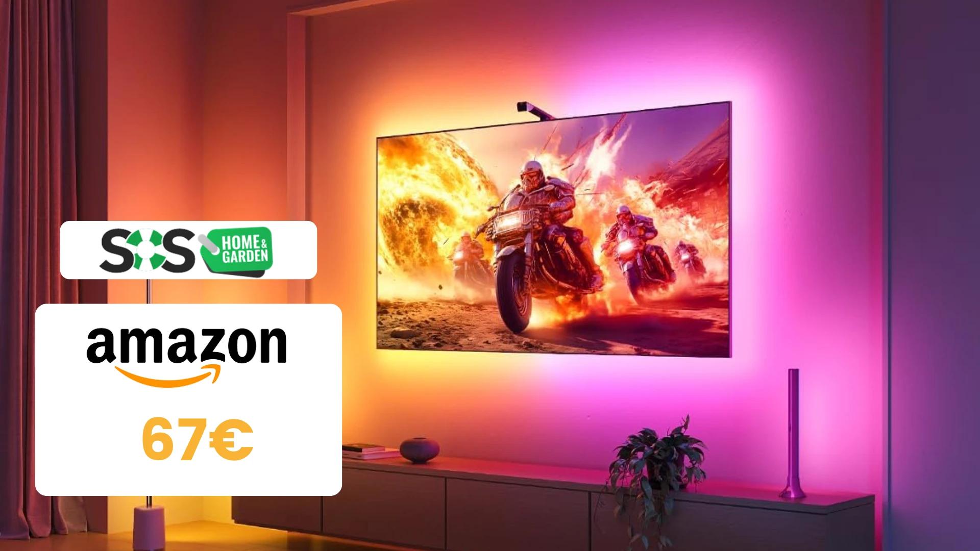 Immagine di Trasformate la visione della TV con le luci LED di Govee!
