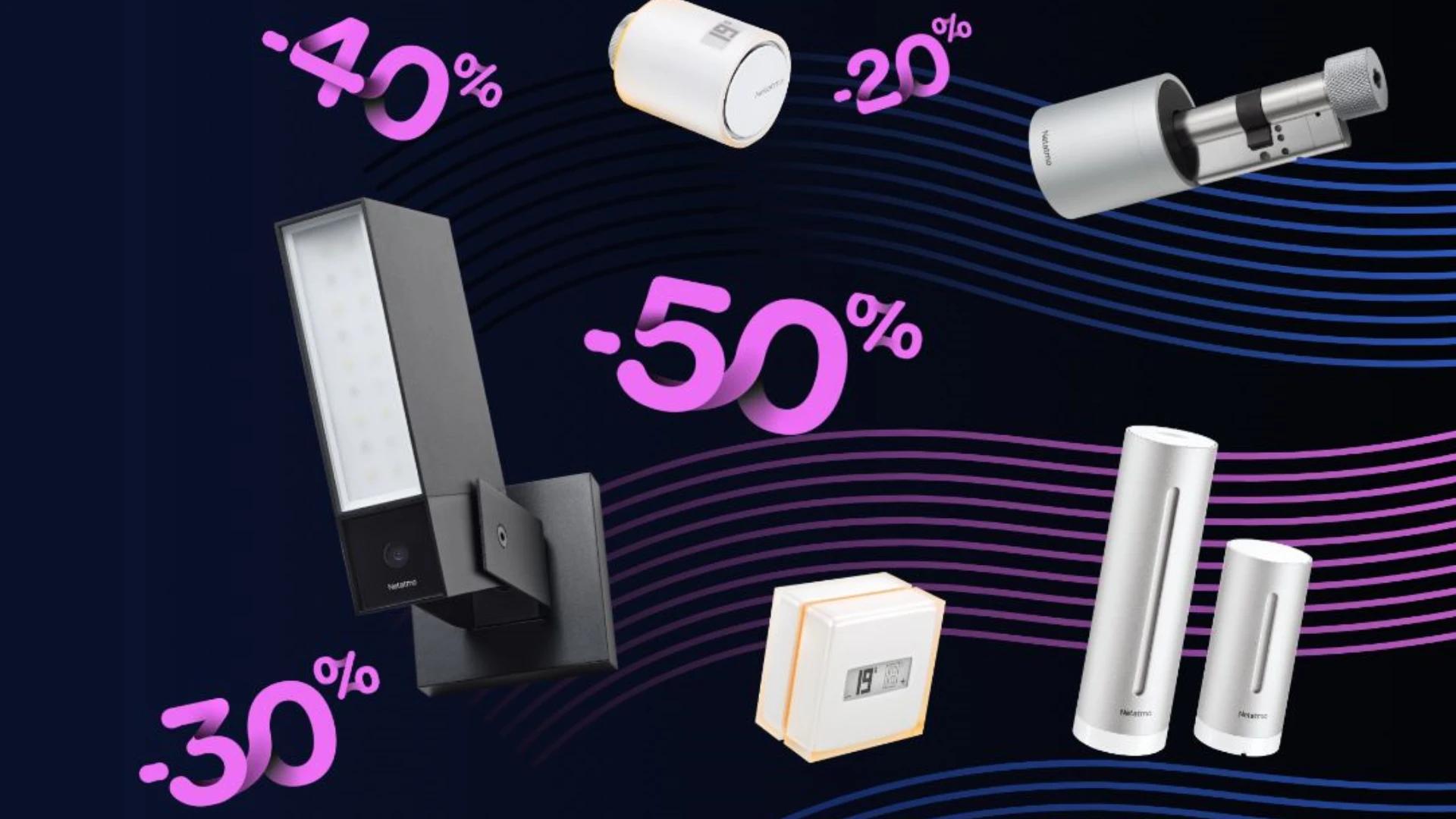 Immagine di Black Friday di Netatmo: casa smart con sconti fino al 50%!