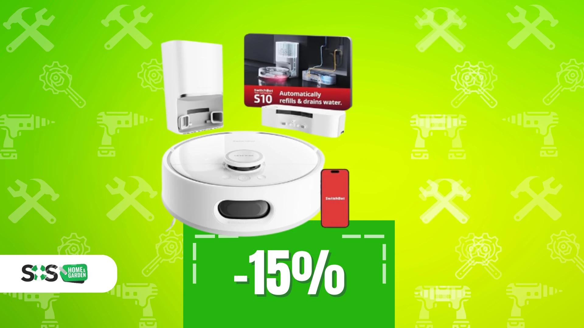 Immagine di SwitchBot S10: Il futuro della pulizia con doppia stazione!