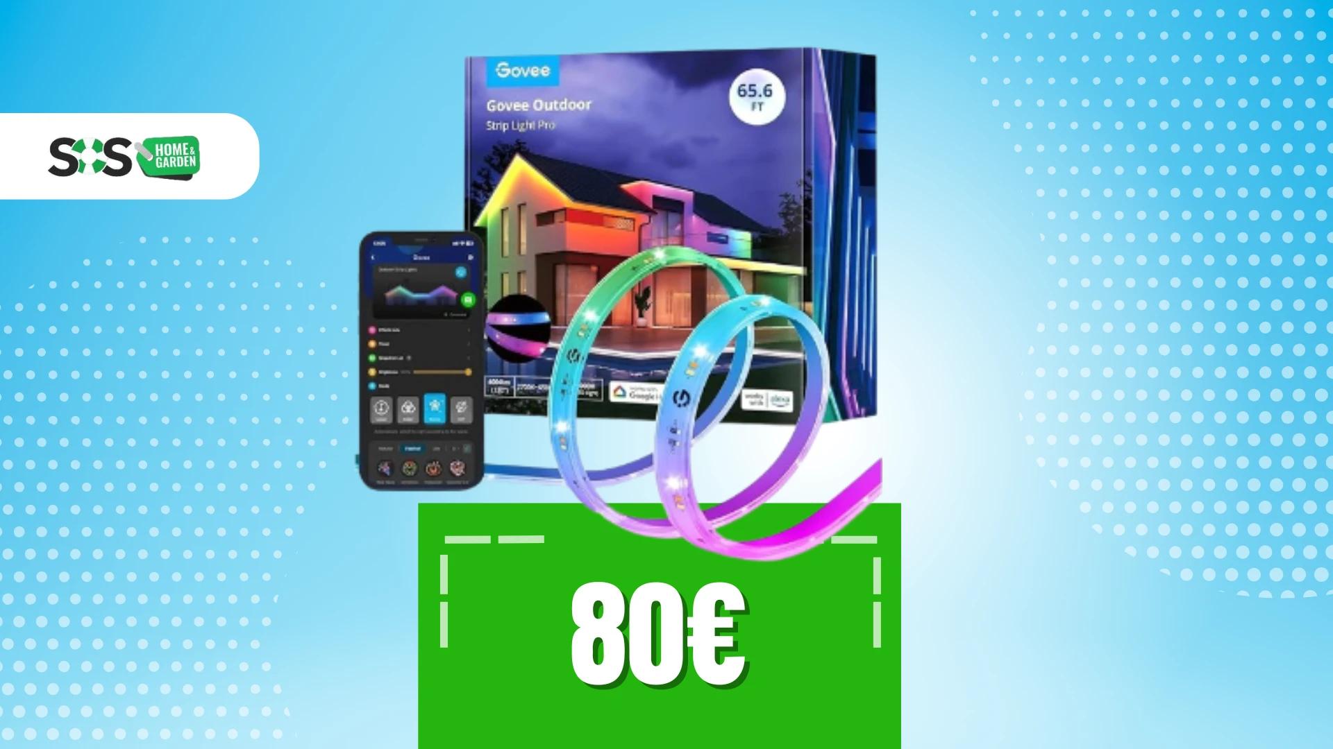 Immagine di Colori da sogno con questa striscia LED Govee a 80€!