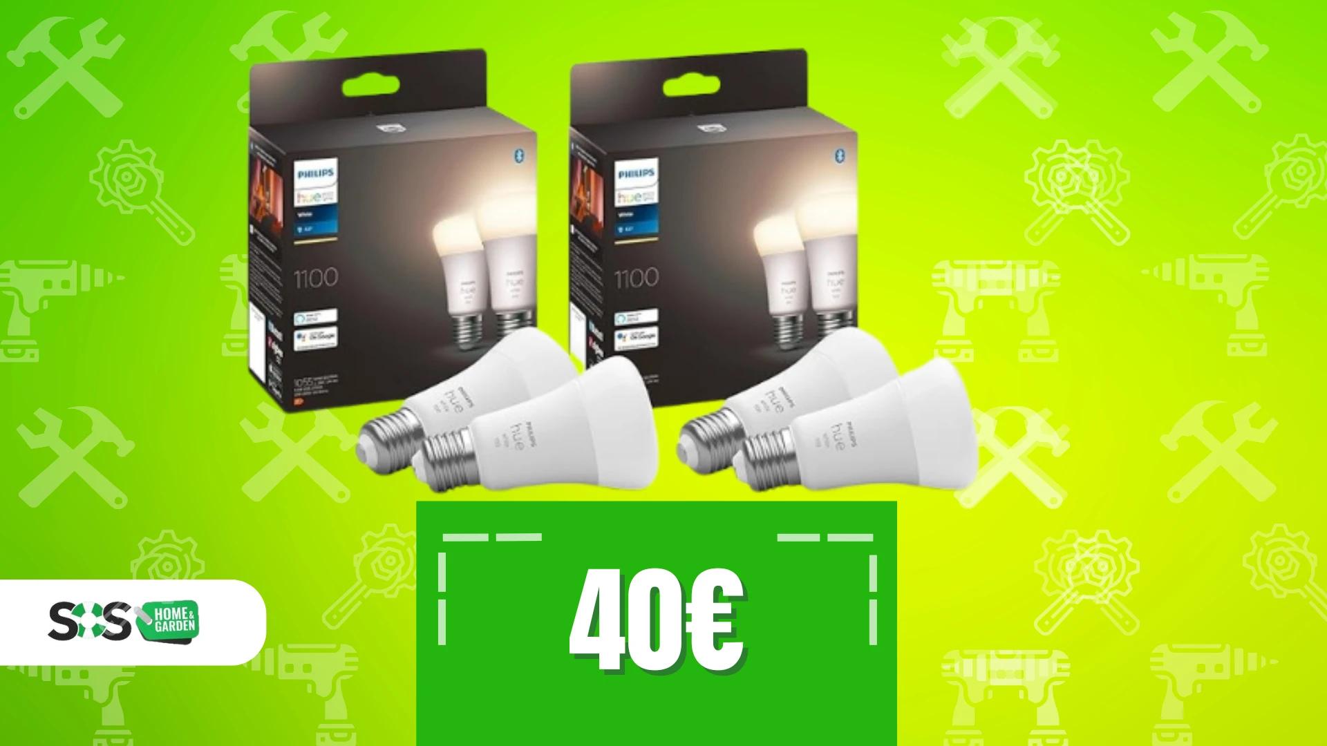 Immagine di Illumina la casa con questo set da 4 lampadine Philips Hue!