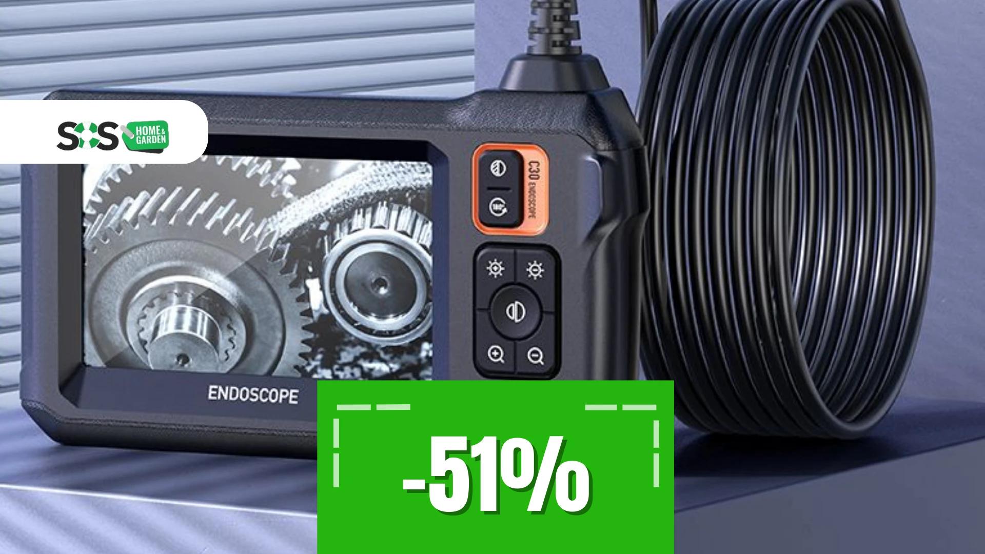 Immagine di Telecamera endoscopica a 27€ per riparazioni e ispezioni!
