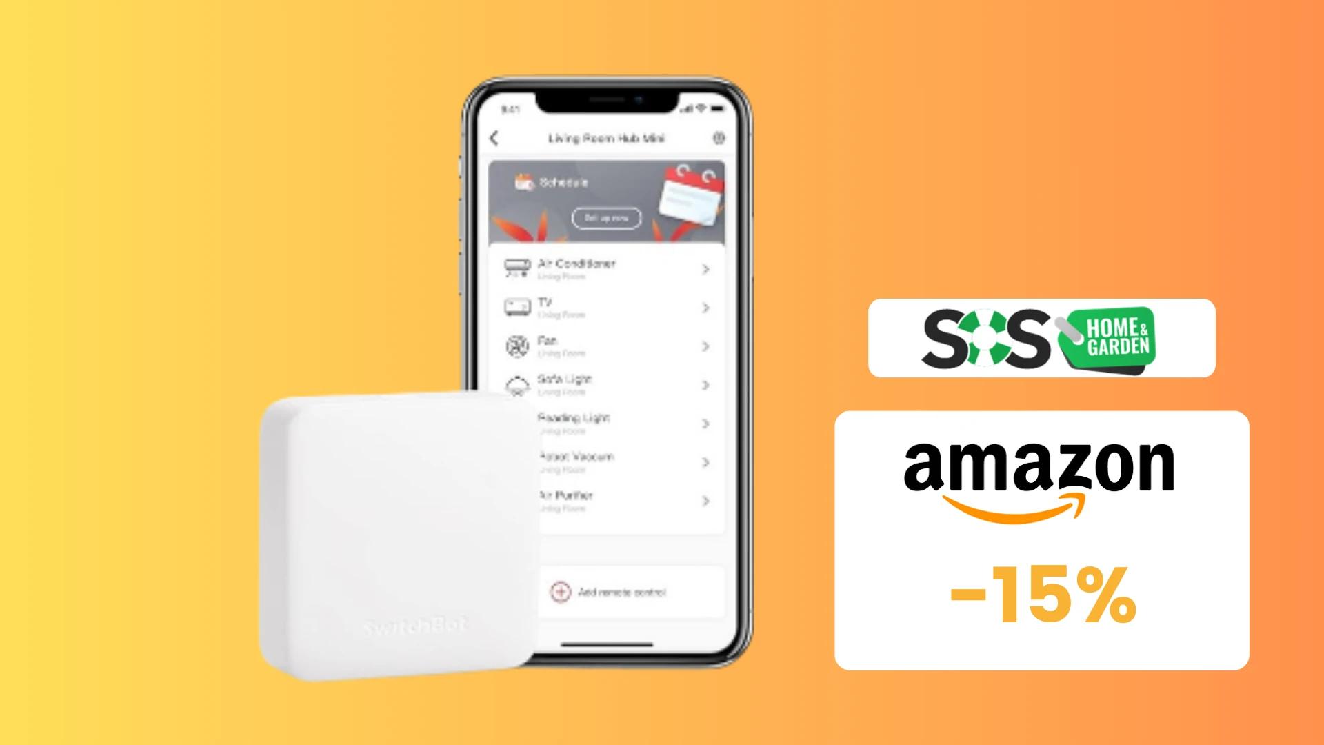 Immagine di Per una casa connessa c'è SwitchBot Hub Mini a soli 30€!