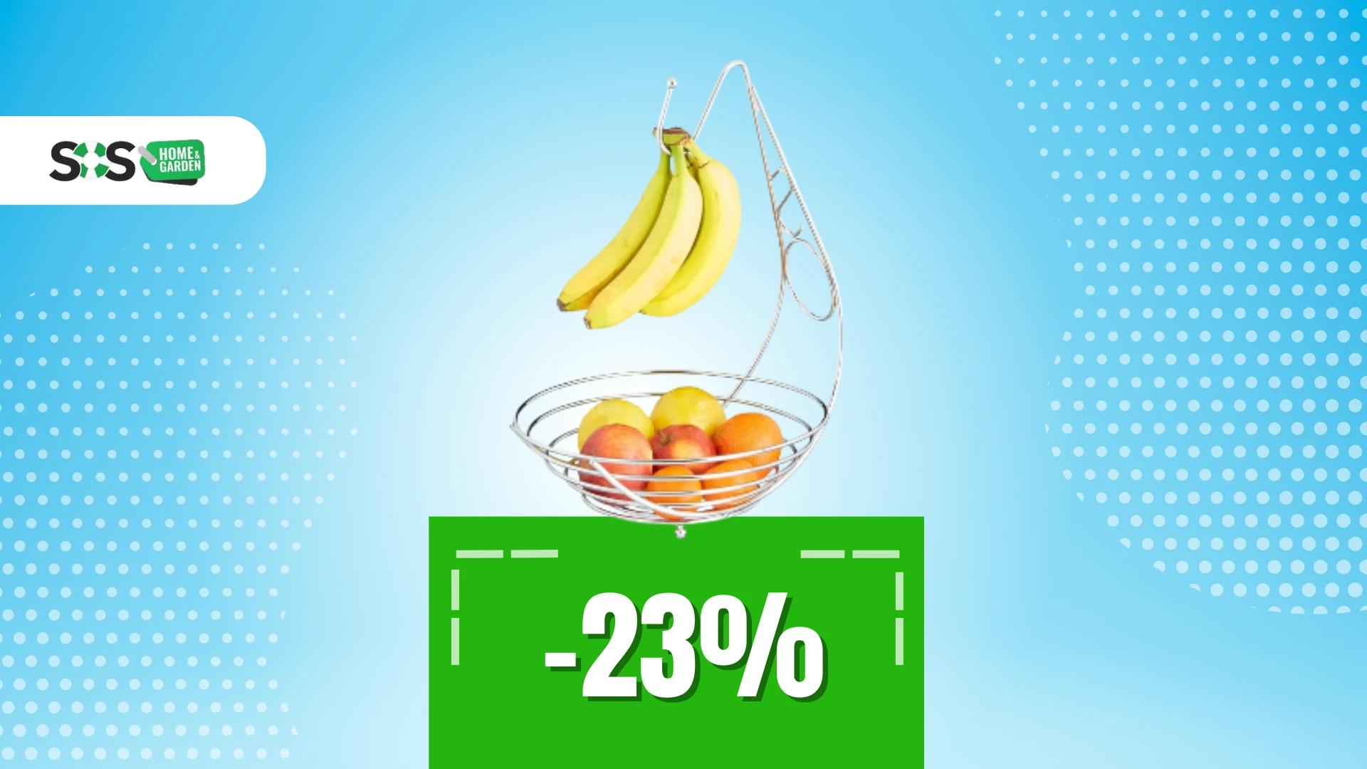 Immagine di Portafrutta a soli 23€ con comodo gancio per le banane!