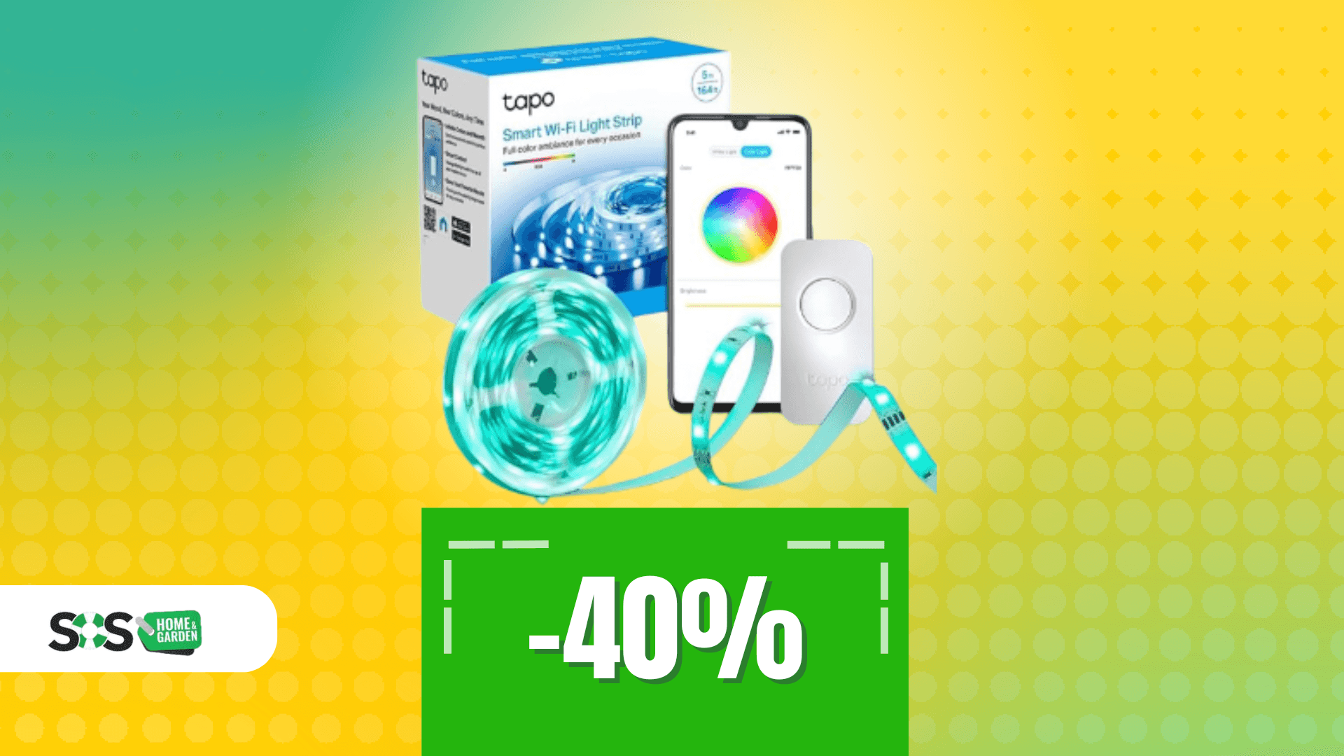 Immagine di Striscia LED Tapo a solo 18€: 5m di illuminazione smart!