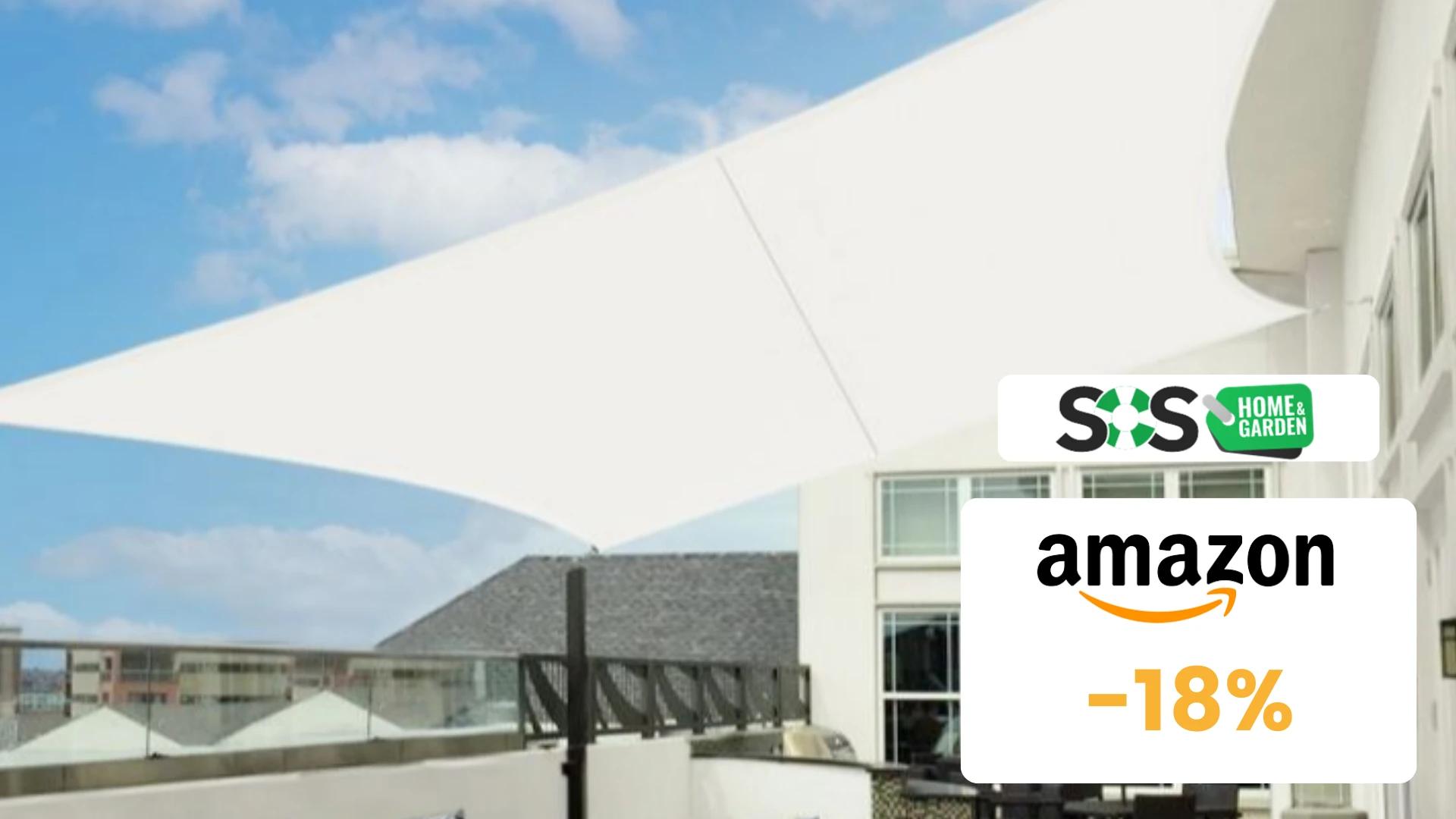 Immagine di Tenda triangolare per esterni a 28€ con protezione UV!