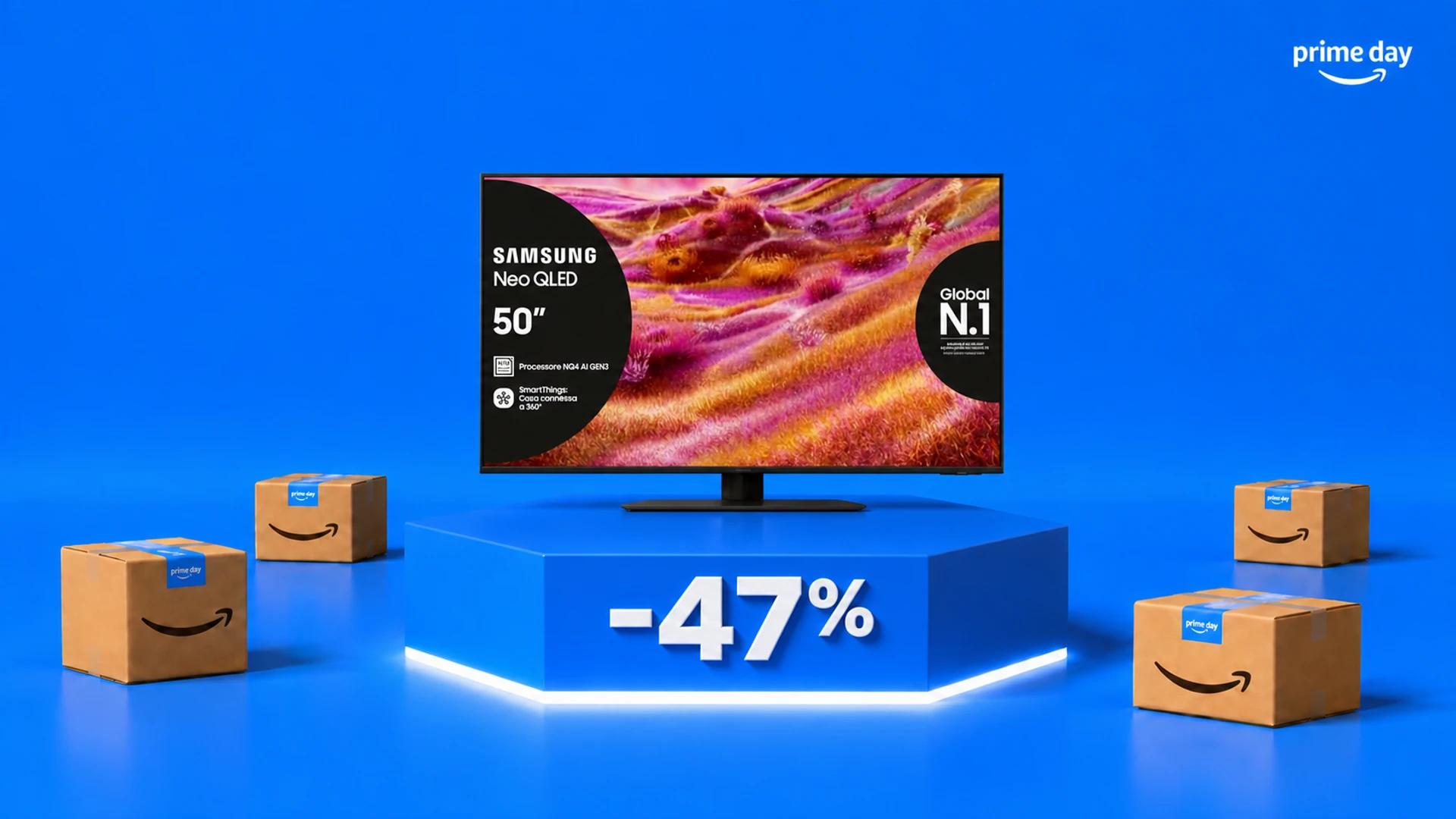 Immagine di Smart tv Samsung QN94F a -47%: ora il risparmio pesa davvero