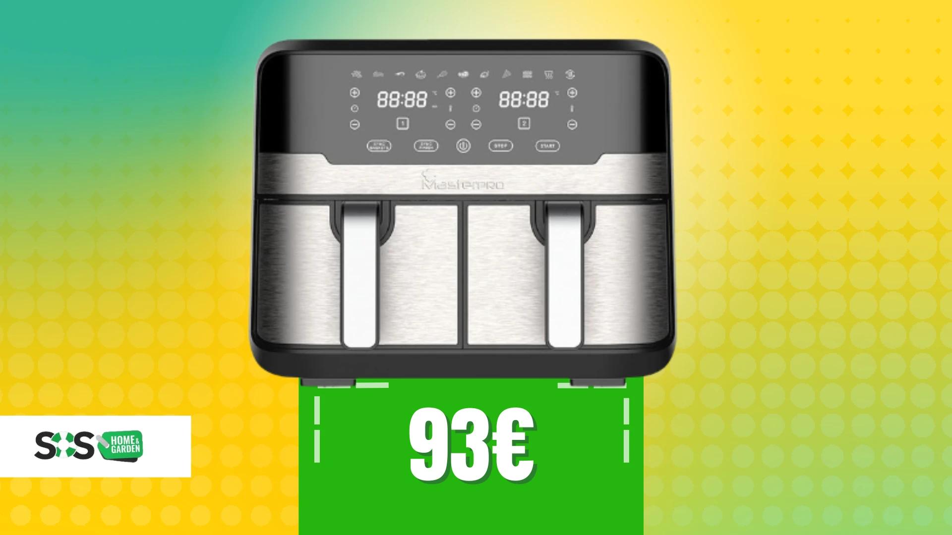 Immagine di Solo 93€ e portate a casa una friggitrice ad aria MasterPRO!