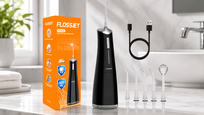 Immagine di Idropulsore dentale FlossJet in offerta: ora costa il 35% in meno